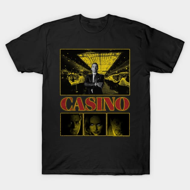 casino grunge T-Shirt by Genetics art